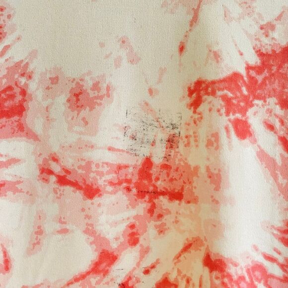 Hang Ten‎ Womens Longsleeve Rashguard Swim Top Shirt Tie Dye Pink Zip Pocket S - Picture 5 of 7